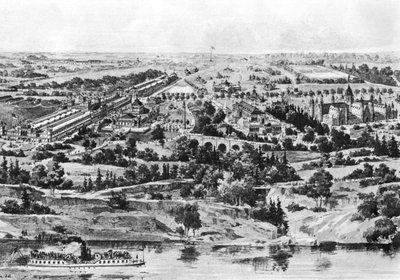 View of the Centennial Exposition, Philadelphia by American School